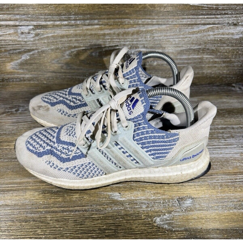 Adidas‎ Ultraboost 6.0 DNA Running Shoes White Blue FY6029 Men's 6.5 Women's 7.5